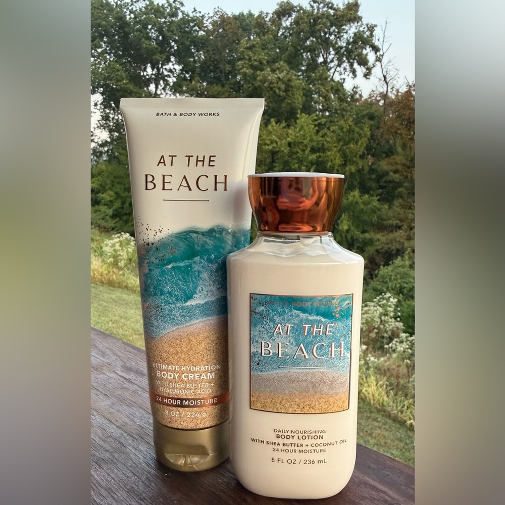 Bath & Body Works At The Beach Body Cream and Body Lotion NEW